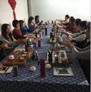 2018年9月我校应山东钢铁集团邀请讲茶文化课程